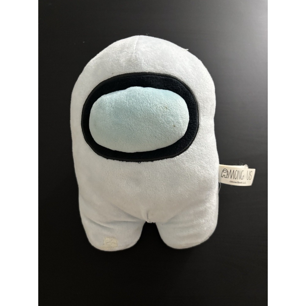 Among Us Silver White Blue Crewmate 8" 2022 100% Authentic‎ Toikido Plush